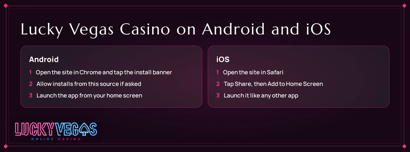 Get mobile access steps